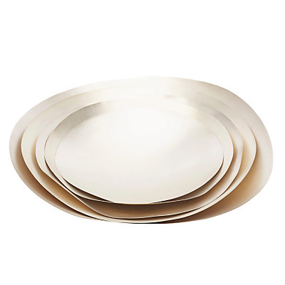 Tom Dixon Form Bowl Set, Large, Silver